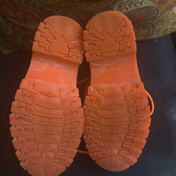 John Fluevog Orange Shoes size 8 women’s - Picture 2 of 6